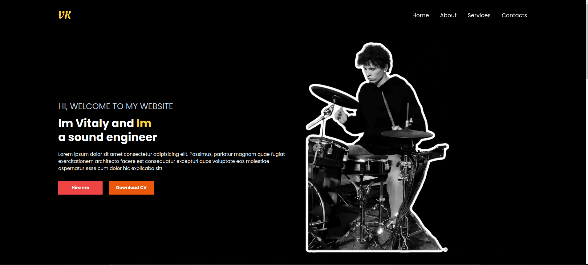 Мой сайт портфолио